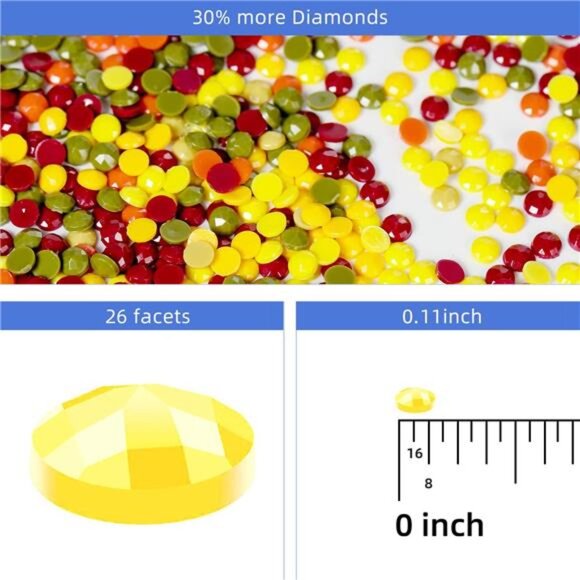 Diamond Painting Kits for Adults, 12x16 Inch DIY Paint by Numbers for Adults - Picture 5 of 7